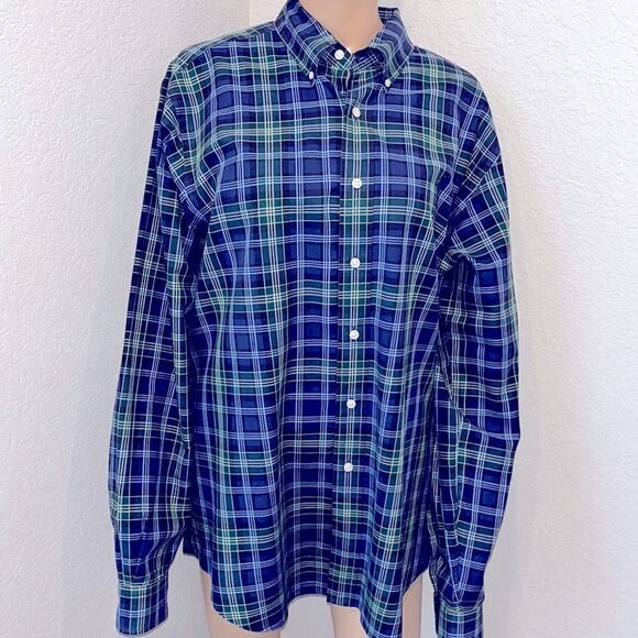 Ralph Lauren plaid designer dress shirt - Picture 2 of 6